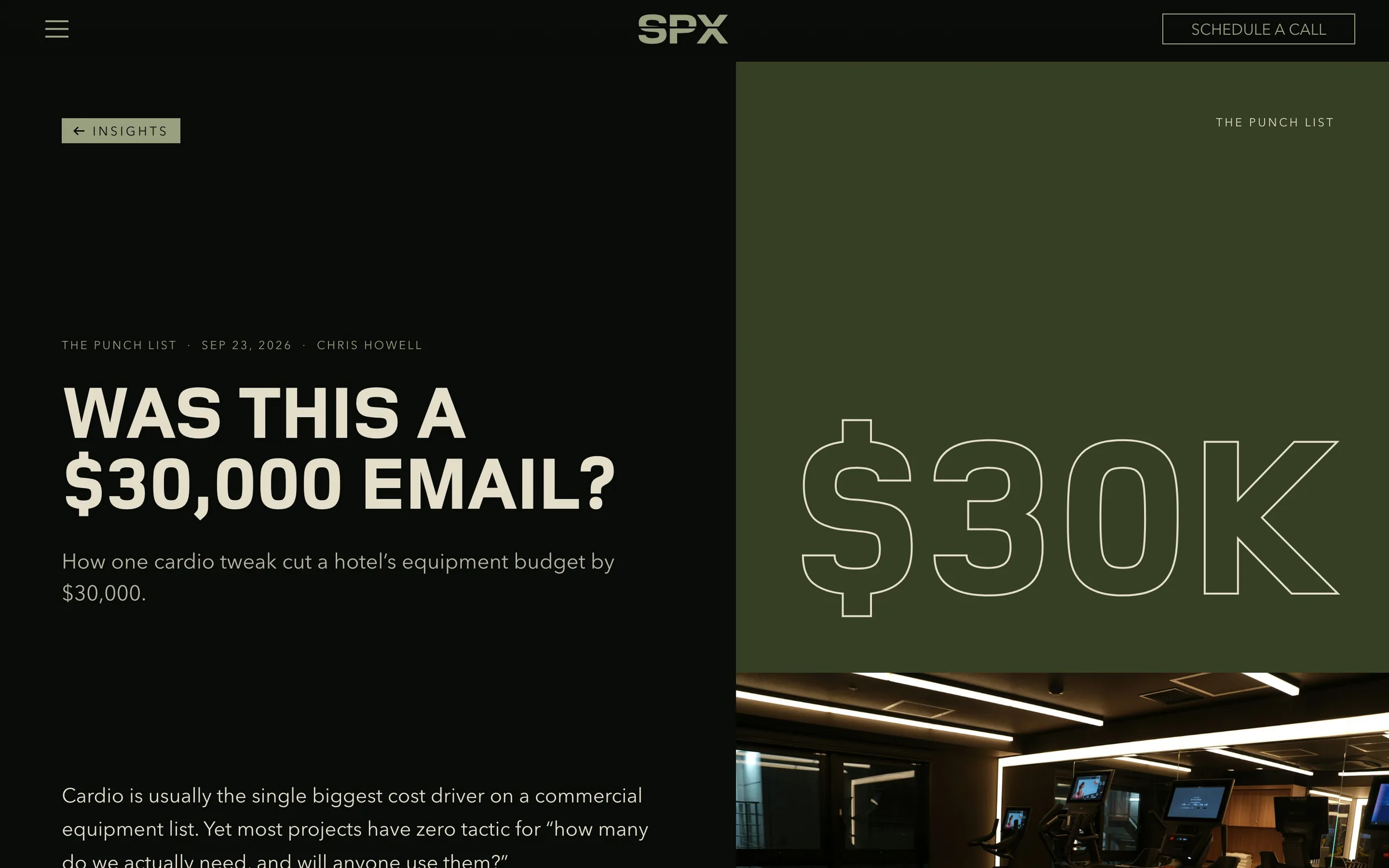 A newsletter post titled Was this a $30,000 email, beside a green tile carrying $30K in outlined figures.